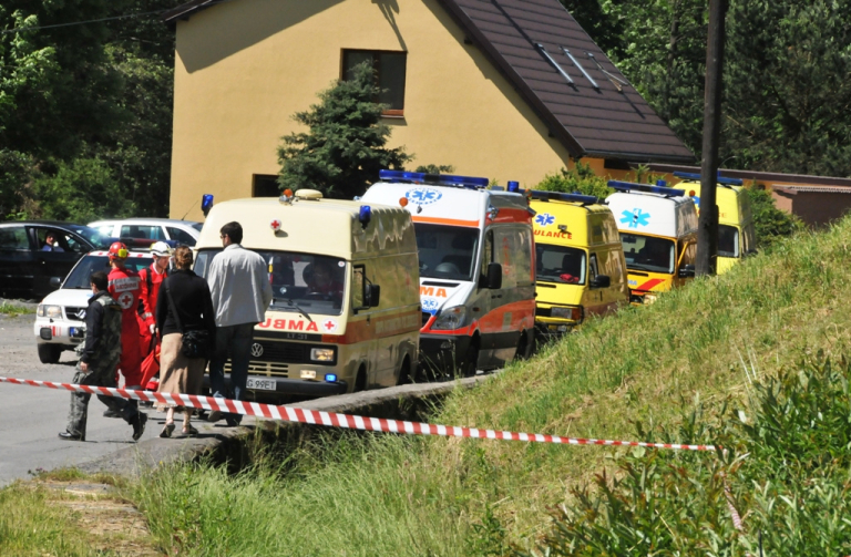 Společné česko-polské cvičení záchranek 18. 6. 2010 v Krásném Lese, smlouva však ještě není..